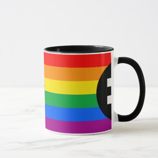 Regenbogenflagge Tasse (Rechts)