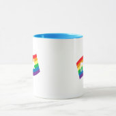 Regenbogenflagge Tasse (Zentrum)