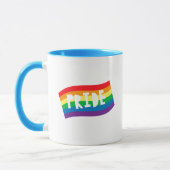 Regenbogenflagge Tasse (Links)