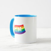 Regenbogenflagge Tasse (Vorderseite Links)