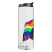 Regenbogenflagge Thermosbecher (Nach links gedreht)