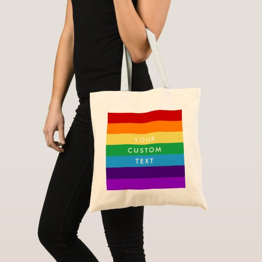 Regenbogenflagge Tragetasche (Vorderseite (Produkt))