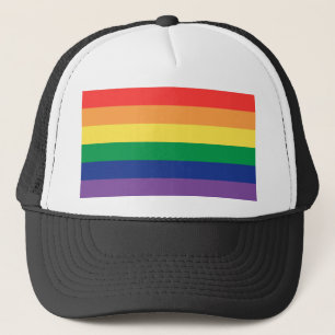 Regenbogenflagge Truckerkappe