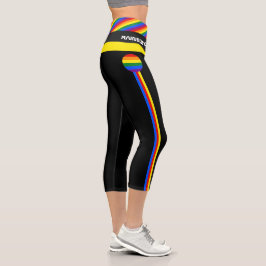Regenbogenflagge und -stolz, LGBT-Community/Mode-W Capri Leggings