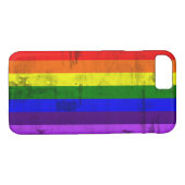 Regenbogenflagge Vintag Case-Mate iPhone Hülle (Rückseite (Horizontal))