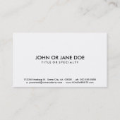 Regenbogenflagge Visitenkarte (Rückseite)