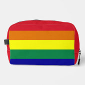 Regenbogenflagge Waschbeutel (Vorderseite)