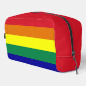 Regenbogenflagge Waschbeutel (Rechte Ecke)
