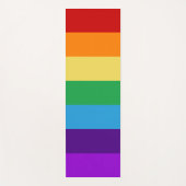 Regenbogenflagge Yogamatte (Vorderseite)