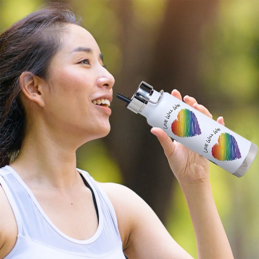 Regenbogenflasche Trinkflasche