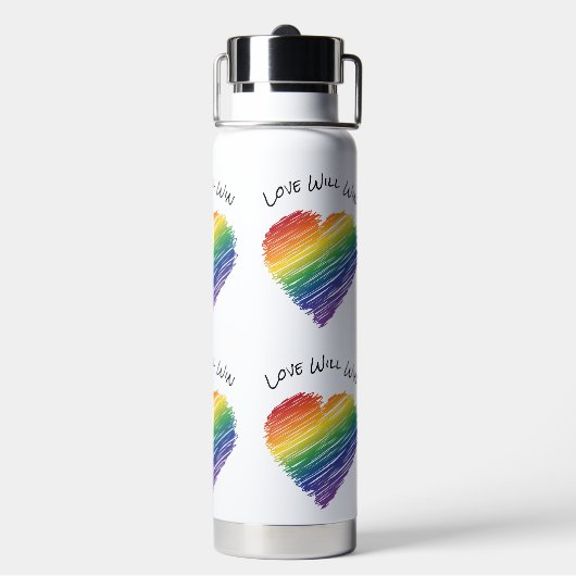 Regenbogenflasche Trinkflasche (Hinten)