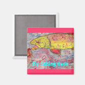 Regenbogenfliege Magnet (Vorderseite/Rückseite)