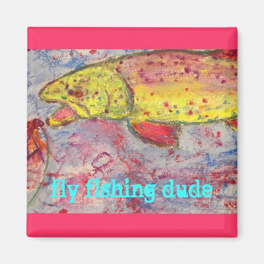 Regenbogenfliege Magnet (Vorne)