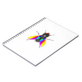 Regenbogenfliegen Notizblock (Linke Seite)