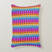 Regenbogenfloretten Dekokissen (Vorderseite(Vertikal))