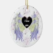 Regenbogenflügel Keramik Ornament (Rechts)