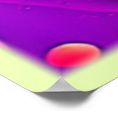 Regenbogenfluss: Abstrakter Spaß Poster (Ecke)