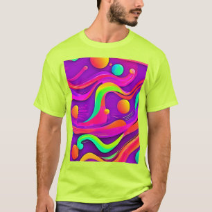 Regenbogenfluss: Abstrakter Spaß T-Shirt
