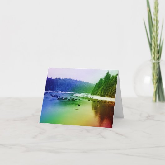 Regenbogenfluss Karte (Vorderseite)