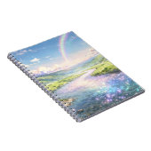 Regenbogenfluss Notizbuch Notizblock (Rechte Seite)