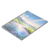 Regenbogenfluss Notizbuch Notizblock (Linke Seite)