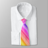 Regenbogenfluss Strick Neck Tie Krawatte (Gebunden)