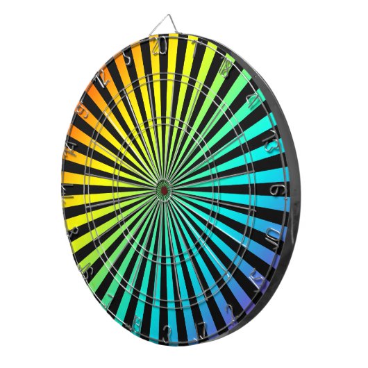 Regenbogenfokus Dartscheibe (Vorderseite rechts)
