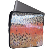 Regenbogenforelle Abstraktes Muster Laptopschutzhülle (Vorne Rechts)