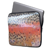 Regenbogenforelle Abstraktes Muster Laptopschutzhülle (Vorderseite Links)