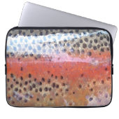Regenbogenforelle Abstraktes Muster Laptopschutzhülle (Vorderseite)