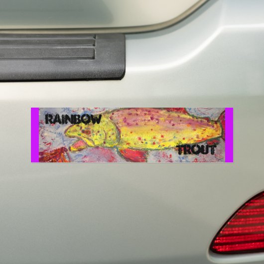 Regenbogenforelle Autoaufkleber (Auf Auto)