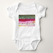 Regenbogenforelle Baby Strampler (Vorderseite)