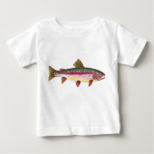 Regenbogenforelle Baby T-shirt (Vorderseite)