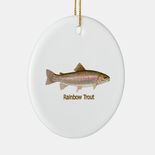 Regenbogenforelle (betitelt) keramikornament (Rechts)