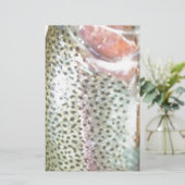 Regenbogenforelle Briefpapier (Stehend Vorderseite)