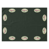 Regenbogenforelle Bum Fliege Grüne Baumwolle Tischdecke (Vorderseite (Horizontal))