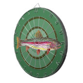 Regenbogenforelle Dartscheibe (Vorderseite rechts)