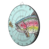 Regenbogenforelle Dartscheibe (Vorderseite rechts)