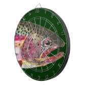 Regenbogenforelle Dartscheibe (Vorderseite rechts)