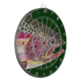 Regenbogenforelle Dartscheibe (Vorderseite Links)