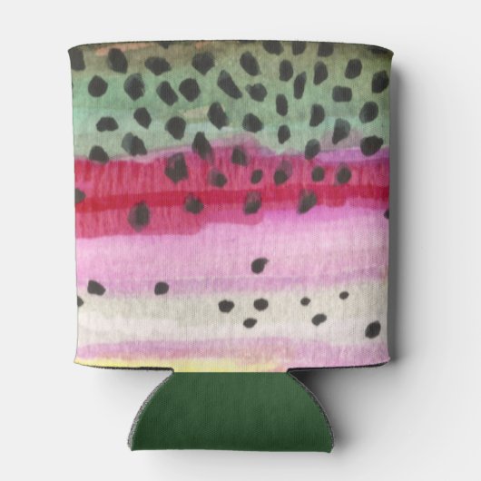 Regenbogenforelle Dosenkühler (Rückseite)