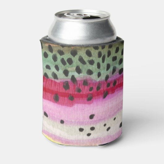 Regenbogenforelle Dosenkühler (Kanne Rückseite)