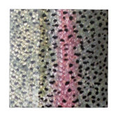 Regenbogenforelle durch PatternWear© Fliese (Vorderseite)