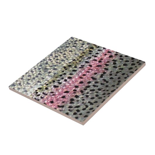 Regenbogenforelle durch PatternWear© Fliese (Seite)