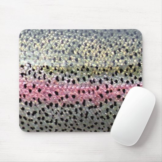 Regenbogenforelle durch PatternWear© Mousepad (Mit Mouse)