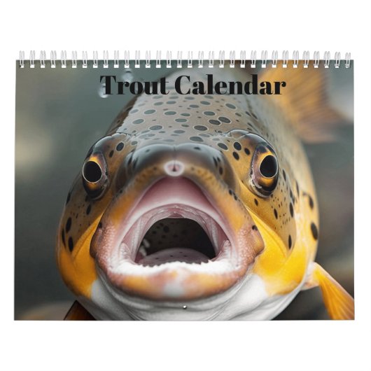 Regenbogenforelle Fische 2024 Kalender (Titelbild)
