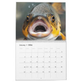 Regenbogenforelle Fische 2024 Kalender (Jan 2026)