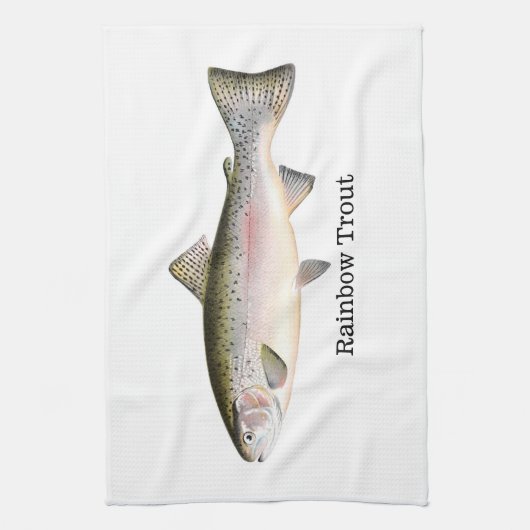 Regenbogenforelle-Fische Handtuch (Vertikal)