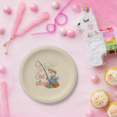 Regenbogenforelle-Fischen - das große man got weg Pappteller (Party)