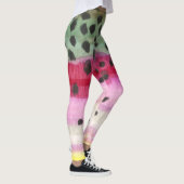 Regenbogenforelle Fischerei Ichthyologie Leggings (Rechts)